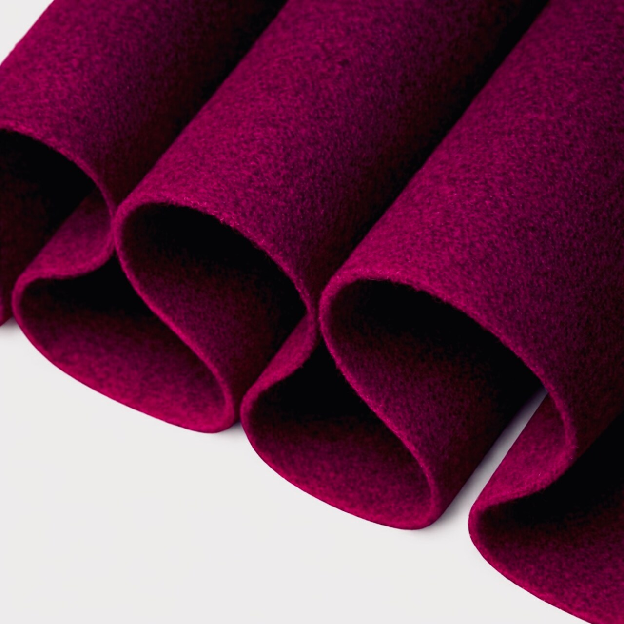FabricLA Craft Felt Fabric - 72" Inch Wide & 1.6mm Thick Non-Stiff Felt Fabric by The Yard - Use This Soft Felt Roll for Crafts - Felt Material Pack - Oxblood Burgundy Felt, 2 Continuous Yards